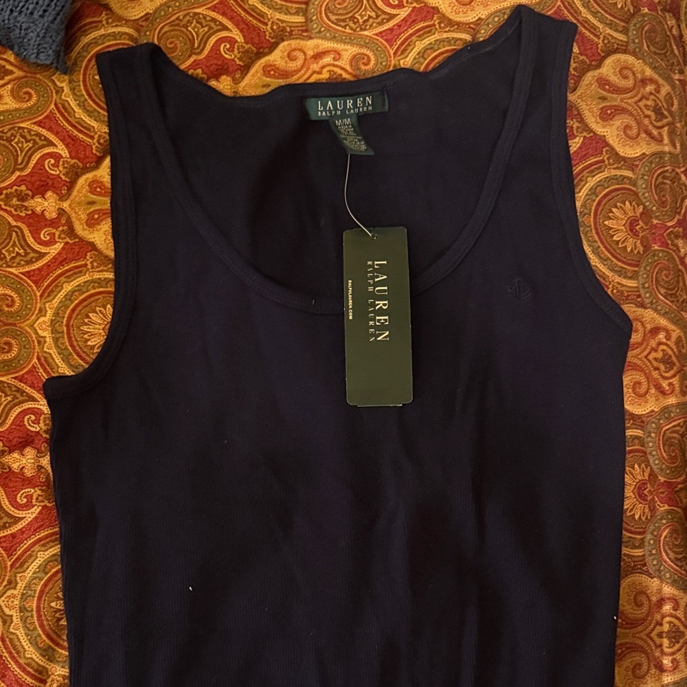 Lauren Ralph Lauren Black Tank Top